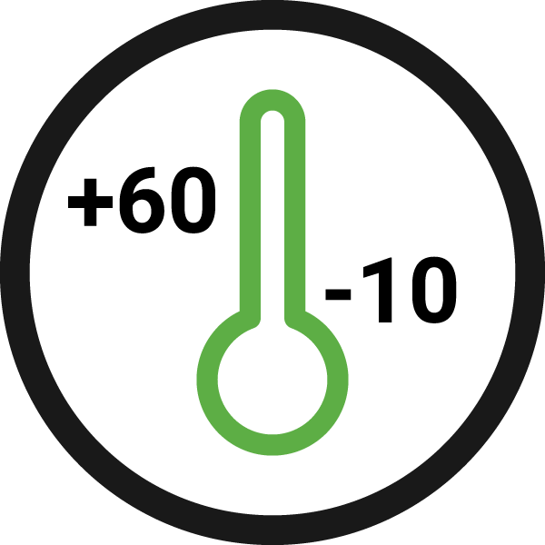 Der Temperaturbereich beschreibt die minimalen...