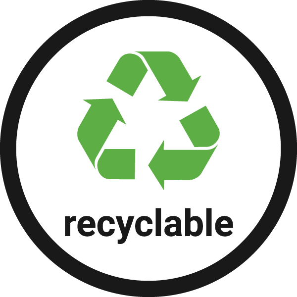 A recyclable hose consists of materials that...