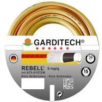 Rebell 6-lagiger PVC-Wasserschlauch gelb 1/2" 100 m Rolle