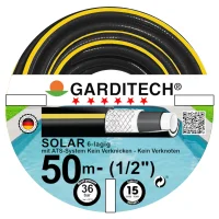 Solar 6-layer PVC water hose in black