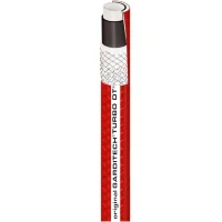 Turbo 7-lagiger PVC-Wasserschlauch rot 1/2" 50 m Rolle