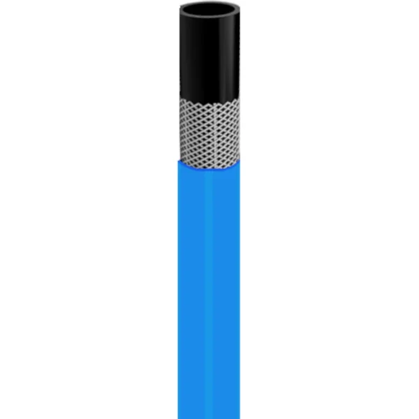 ZX SOFT Hellblau-gedeckter PVC-Druckluftschlauch 10 mm 20 m Rolle