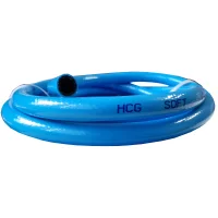 ZX SOFT Hellblau-gedeckter PVC-Druckluftschlauch 10 mm 20 m Rolle