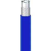 red covered PVC-hose with fabric insert  8 x 3 mm (8 x 14) 50 m roll