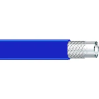 red covered PVC-hose with fabric insert  8 x 3 mm (8 x 14) 50 m roll