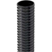 T-Flex Leicht schwarzer Kunststoff-Spiral-Ablaufschlauch 19/20 mm 30 m Rolle