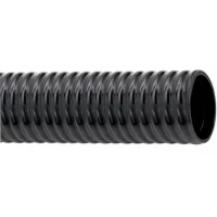 T-Flex Leicht schwarzer Kunststoff-Spiral-Ablaufschlauch 38 mm 30 m Rolle