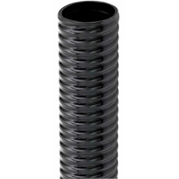 T-Flex Leicht schwarzer Kunststoff-Spiral-Ablaufschlauch 40 mm 30 m Rolle
