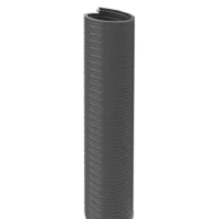 P-Flex grauer PVC-Klebeschlauch 40 x 35 mm 50 m Rolle