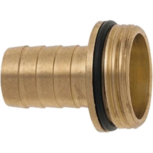 1/3 Hose nozzle with O-ring brass  1 1/4" x 32 mm