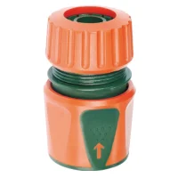 Plastic hose coupling / quick-release coupling without stop