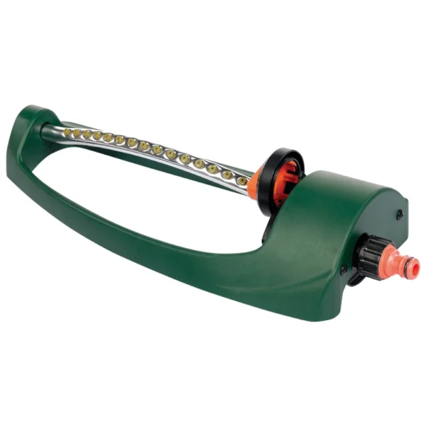 Plastic 4-corner sprinkler with 15 spray nozzles for approx. 200 sqm irrigation area