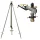 1" height-adjustable rain stand with 1" IG full-circle sprinkler