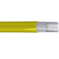 ZX 2000 gelb-transparenter PVC-Gewebeschlauch 13 x 3 mm (13 x 19) 50 m Rolle